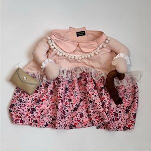 Moonlight Manor Old Lady Dog Costume Sz XL